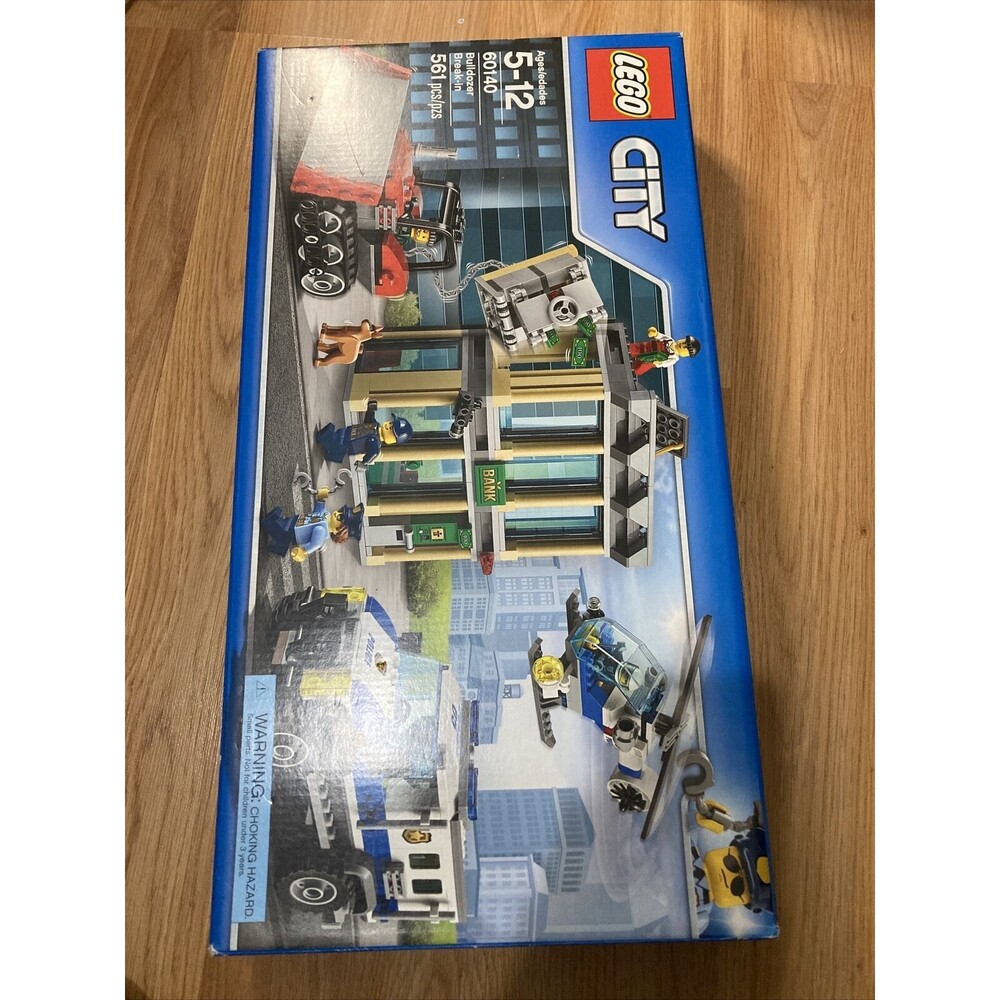LEGO City Bulldozer Break-In (60140) New & Factory Sealed